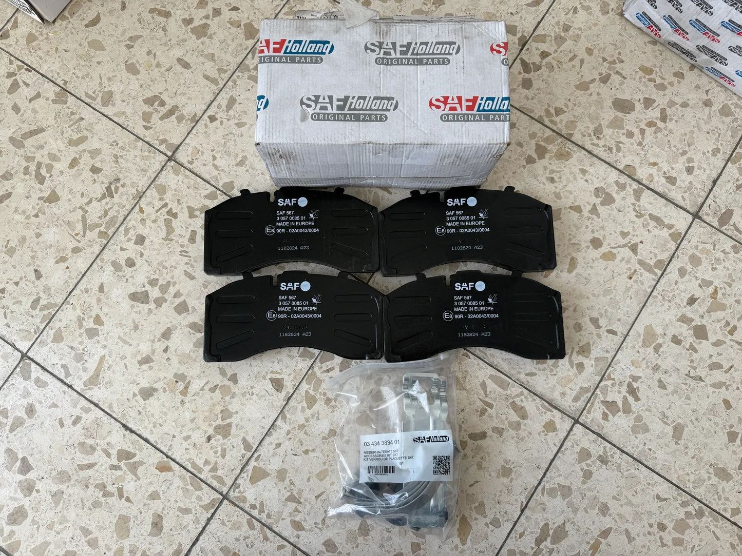 Original SAF Bremsbelag-Satz 22,5"' SK7 - 03057008501 NEU