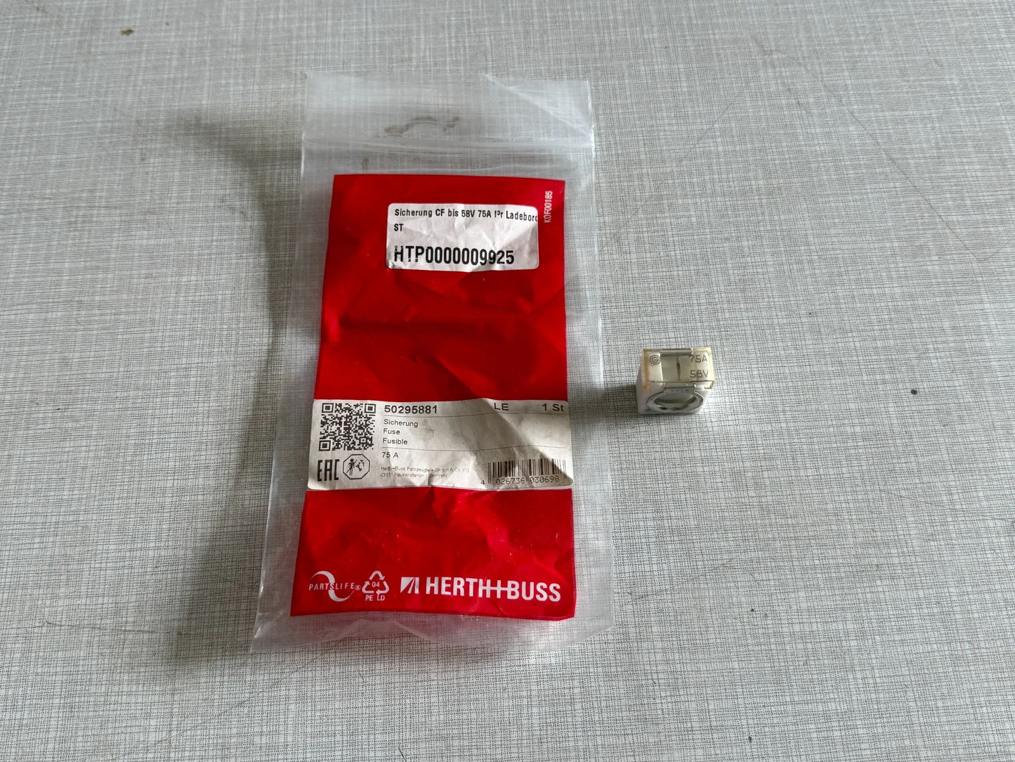 Original Herth+Buss Fahrzeugteile GmbH & Co. KG Sicherung 50295881 NEU