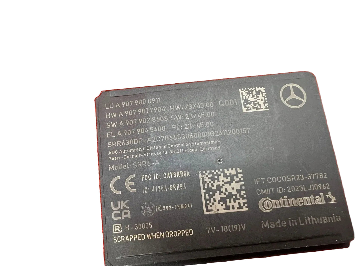 ORIGINAL Mercedes Benz Sprinter W907 Radarsensor Steuergerät A9079000911 NEU