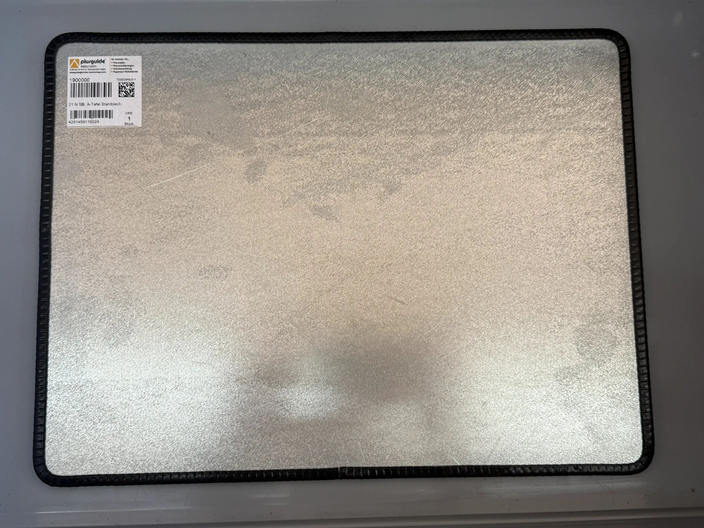 Witte Technology GmbH A-Warntafel weiß-schwarz Stahlblech (mit Kantenschutz) NEU