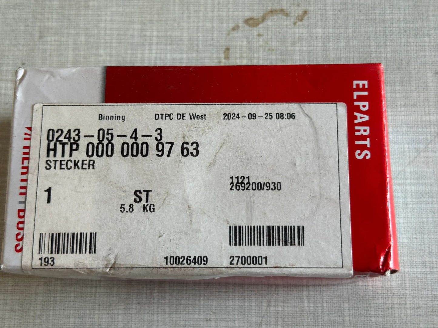 Original Herth+Buss Fahrzeugteile GmbH & Co. KG Anhängerstecker 51305630 NEU