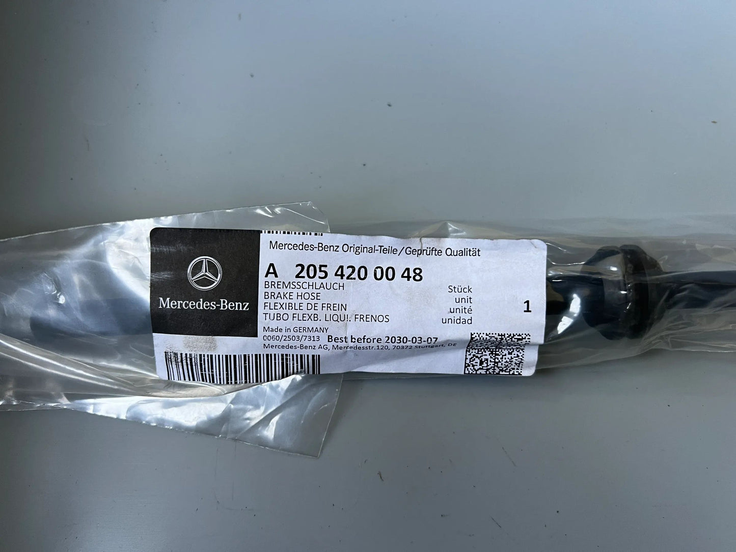 Original Mercedes-Benz Bremsschlauch Vorne links A2054200048 NEU