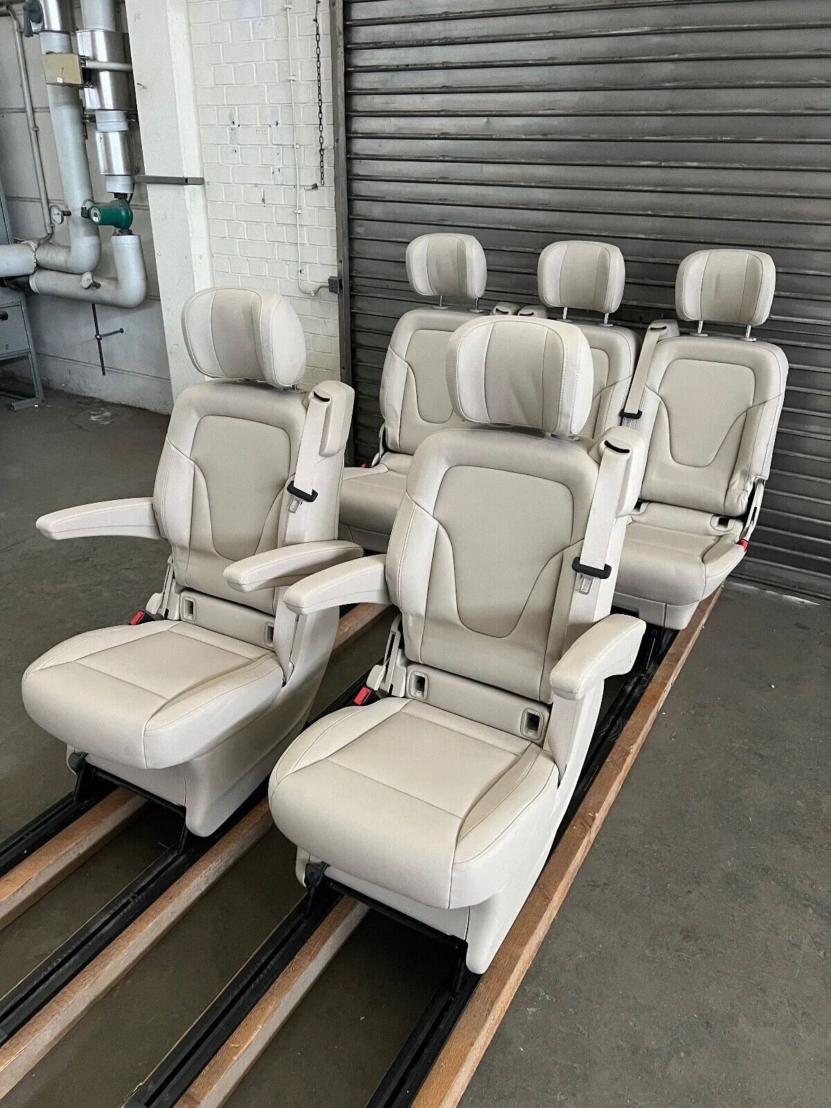 ORIGINAL Mercedes Benz W447/W448 V-Klasse/Vito 5-Sitze (2+3) Kunstleder BeigeNEU