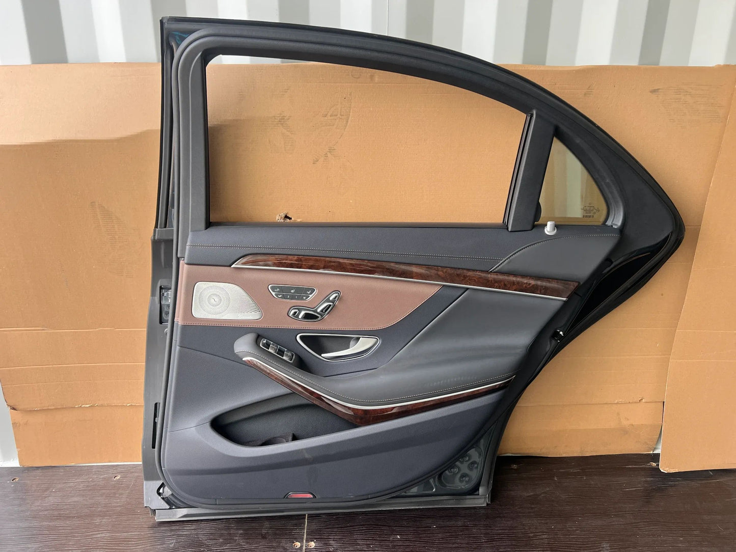 Original Mercedes-Benz S-KLASSE W222 TÜR HINTEN RECHTS 5998 BLAUANTHRAZIT NEU