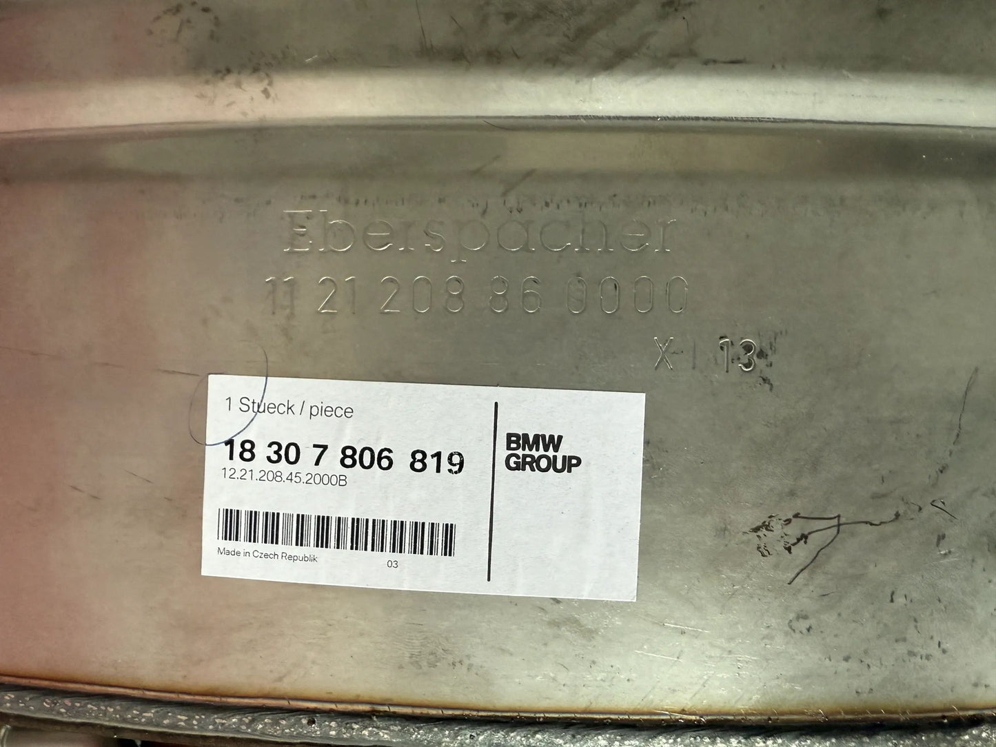 ORIGINAL BMW 5er E60/E61 Abgasanlage Endschalldämpfer 18307806819 NEU