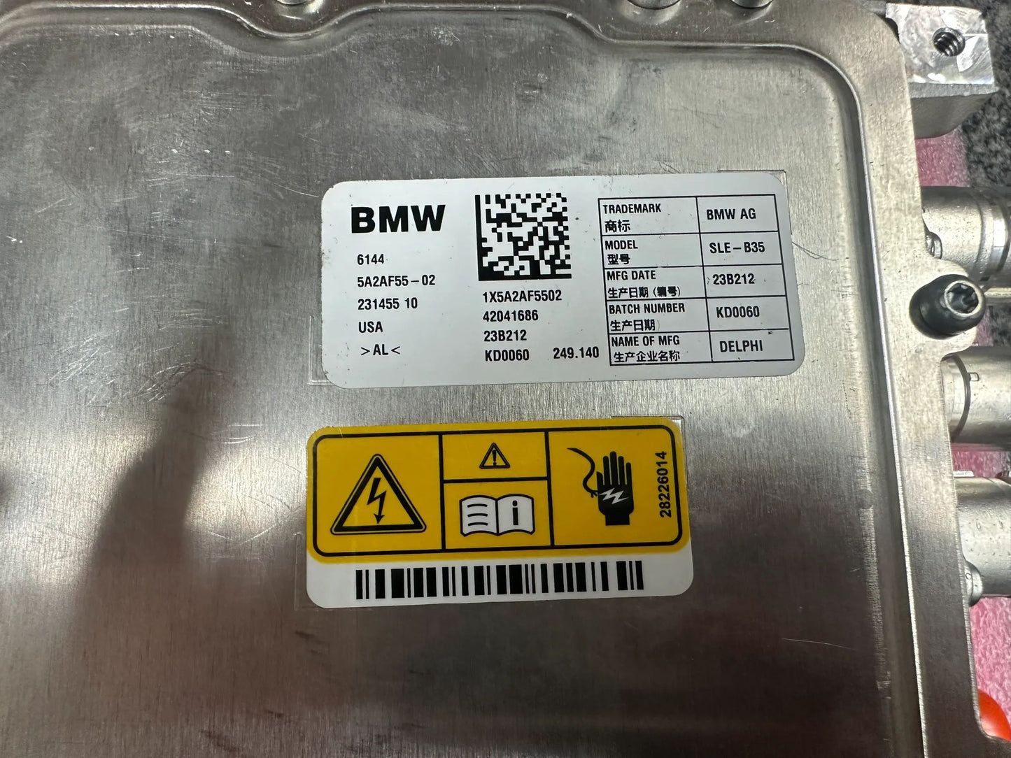 Original BMW Steuergerät Komfortladeelektronik 5A2AF55 NEU