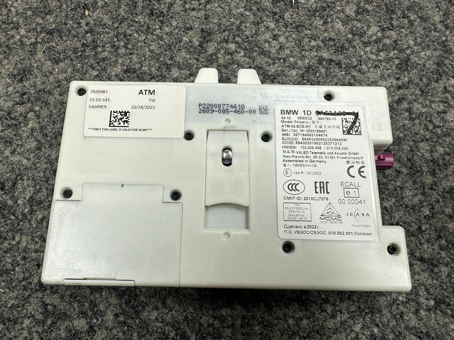 Original BMW Steuergerät 5A049E9 65125A049E9 NEU