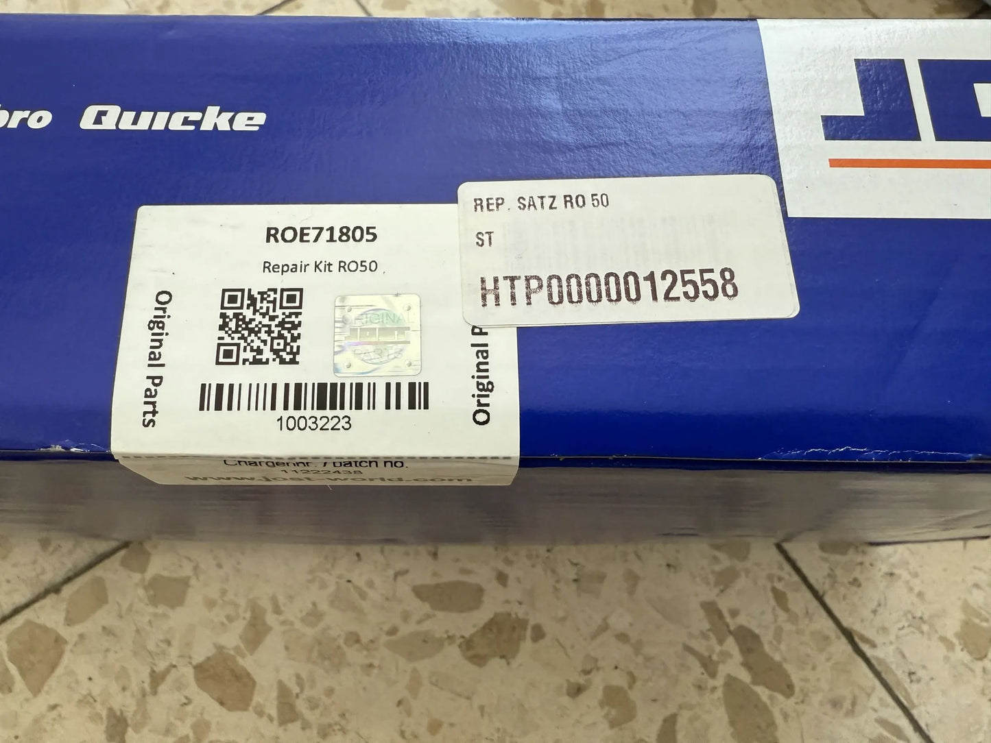 Original JOST ROCKINGER Reparatursatz für Baureihe RO 50 - ROE71805 NEU