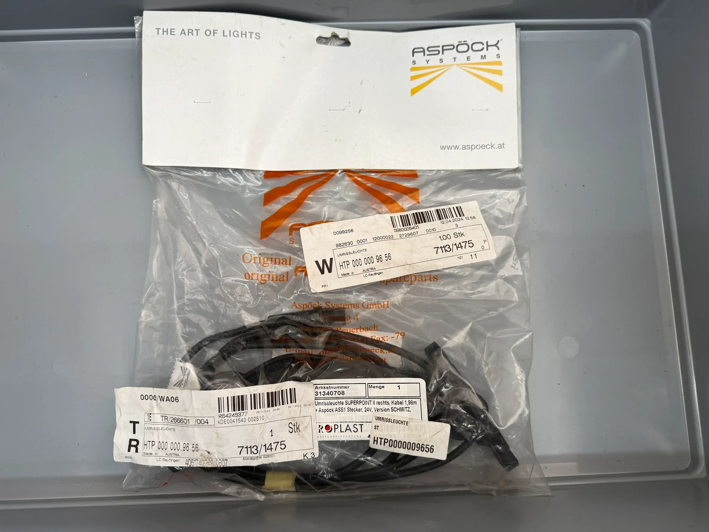 PROPLAST Fahrzeugbeleuchtung GmbH Umrissleuchte SUPERPOINT II rechts 31340708
