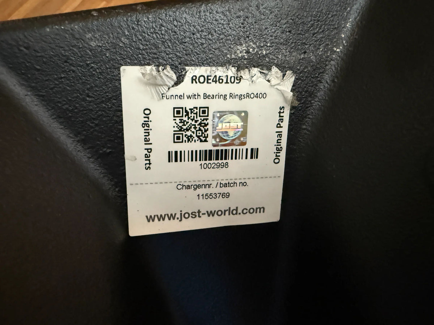 Original JOST-Werke ROCKINGER Fangmaul Anhängerkupplung für RO400 ROE46109 NEU