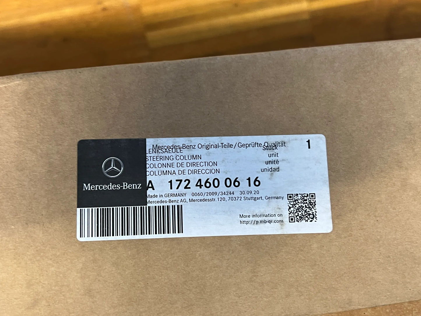 Original Mercedes-Benz SLK/SLC R172 Lenksäule A1724600616 NEU