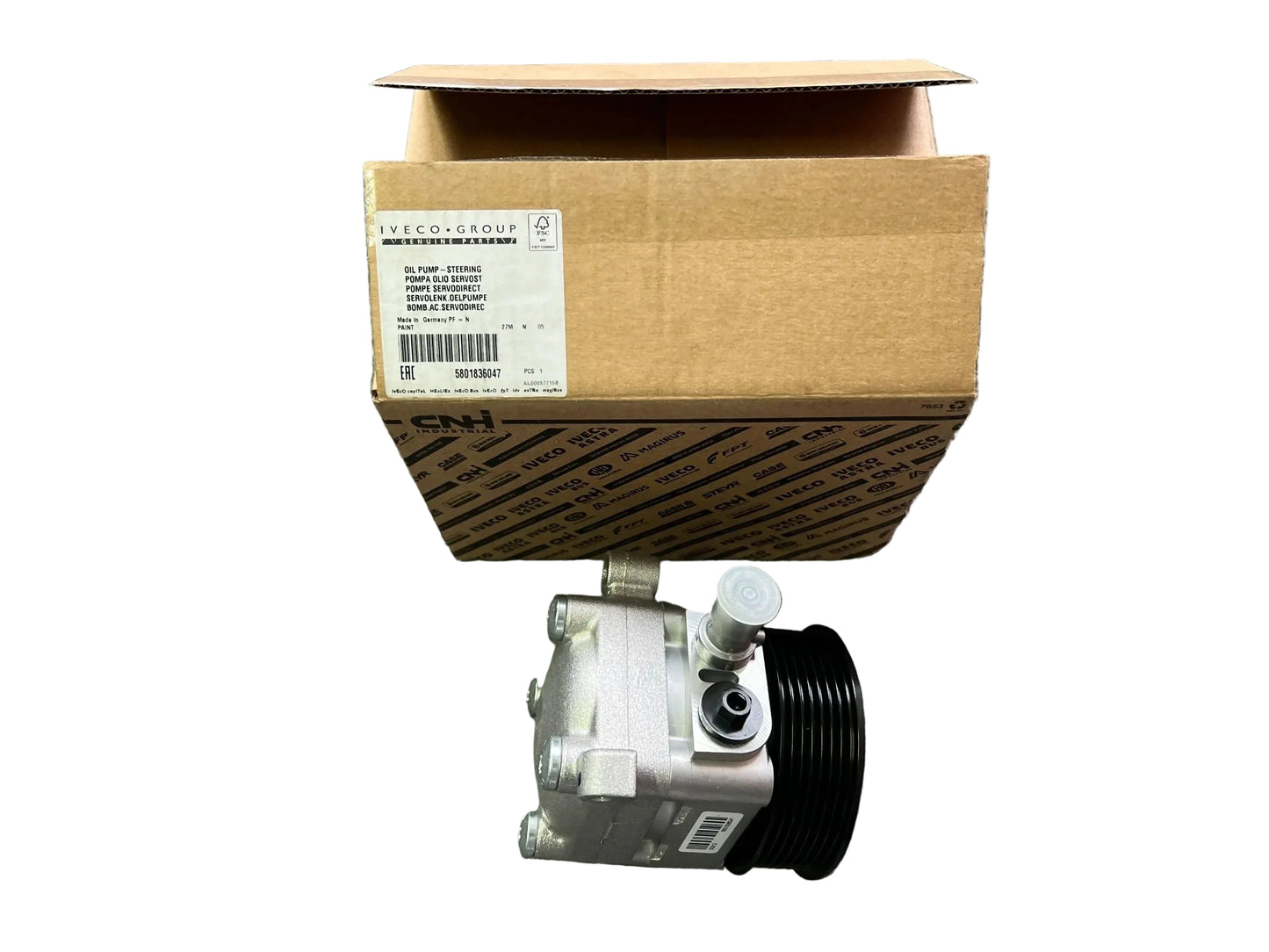 Original Iveco Ölpumpe Servolenkung 5801836047 Bosch 7612955127 5801836047 NEU
