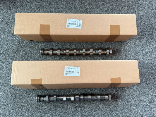 Original BMW Einlassnockenwelle 11317567238 + Auslassnockenwelle 11317563364 NEU