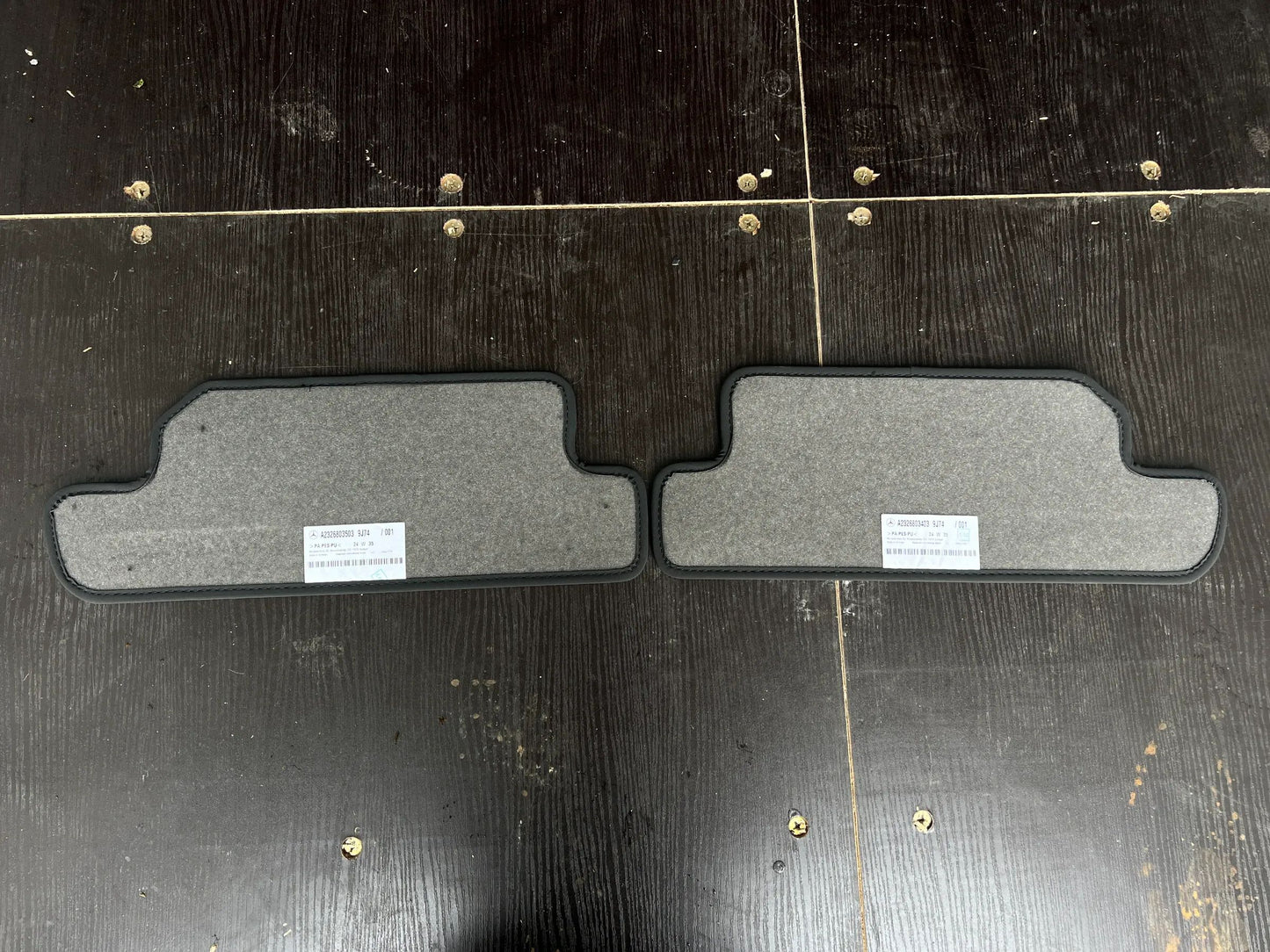 Original Mercedes-Benz SL 63 AMG W232 AMG-Fußmatten HL+RL A2326802903 NEU