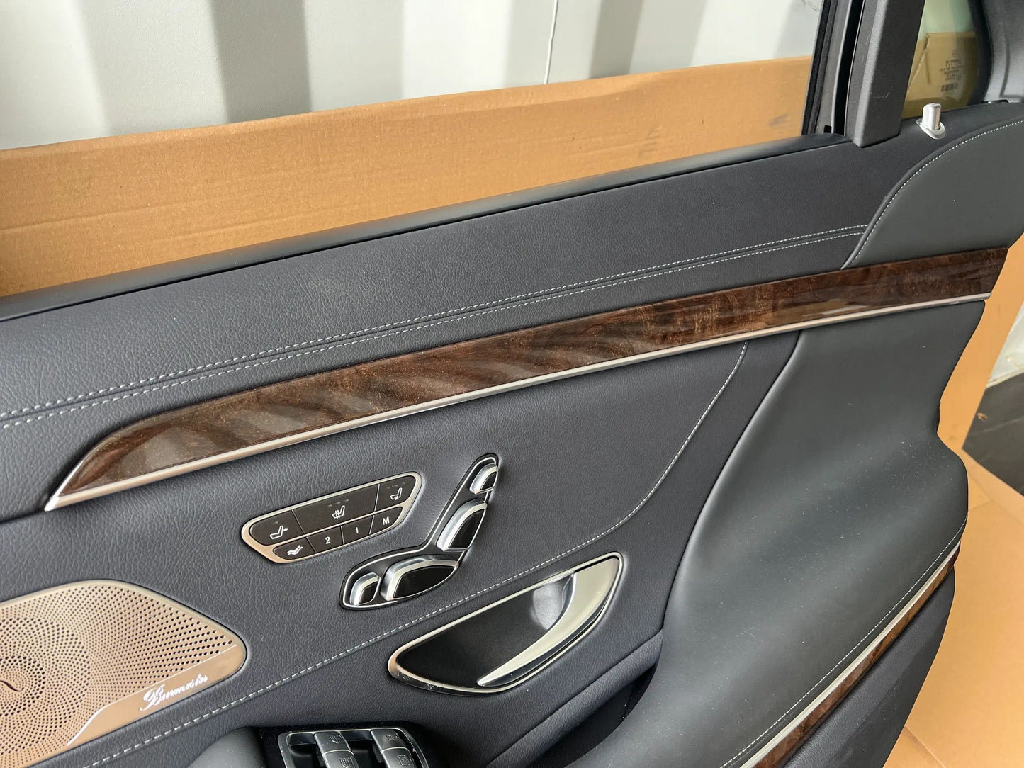 Original Mercedes-Benz S-KLASSE W222 TÜR HINTEN RECHTS 9183 Magnetitschwarz NEU
