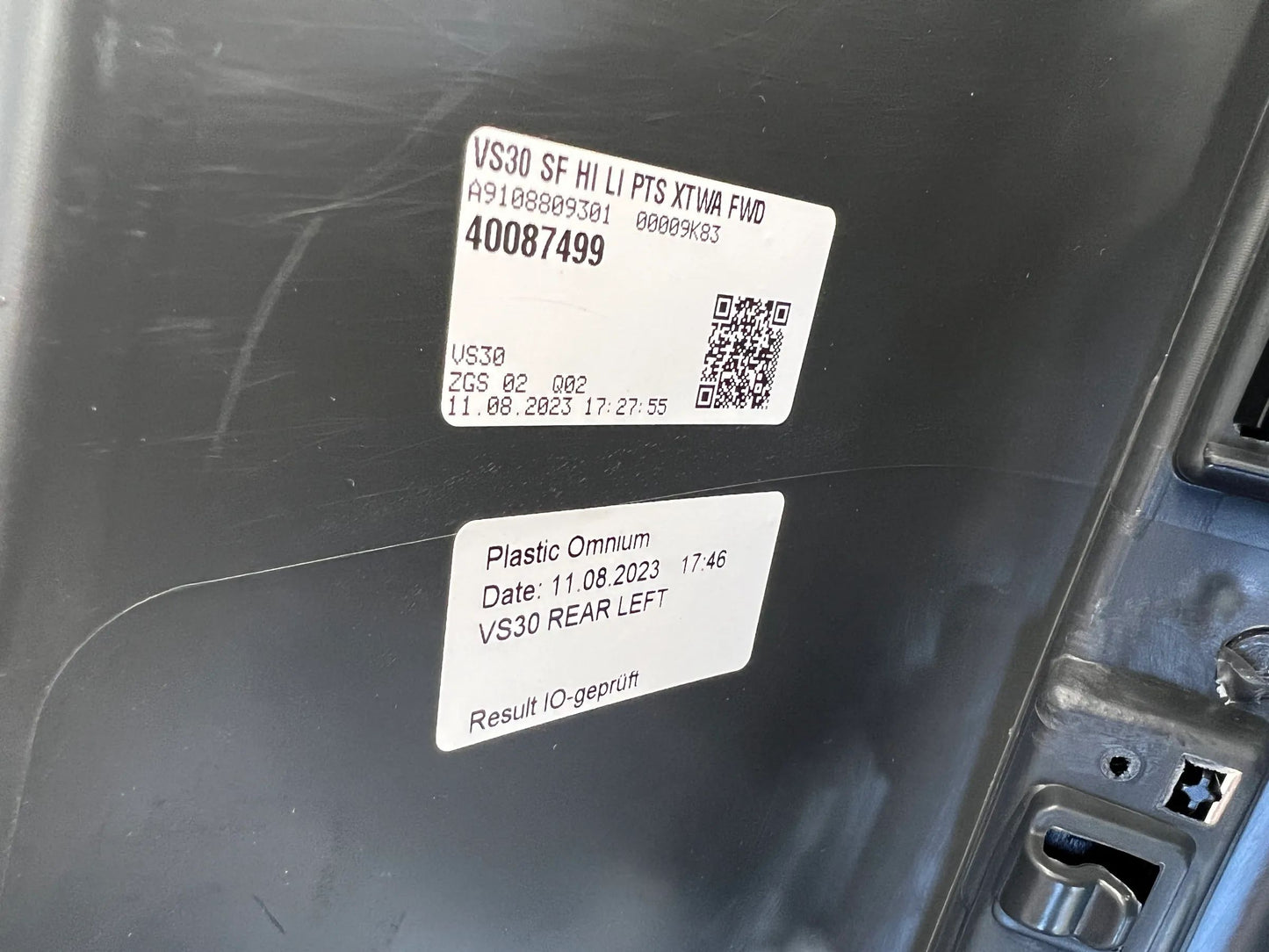 ORIGINAL Mercedes Benz Sprinter Stoßstangenecke links hinten A9108801800 NEU