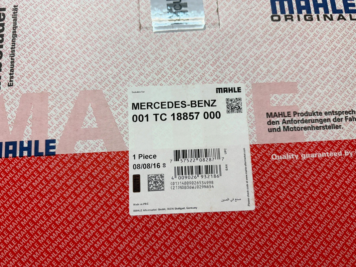 Original Mahle Mercedes Benz Turbolader 001TC18857000 NEU
