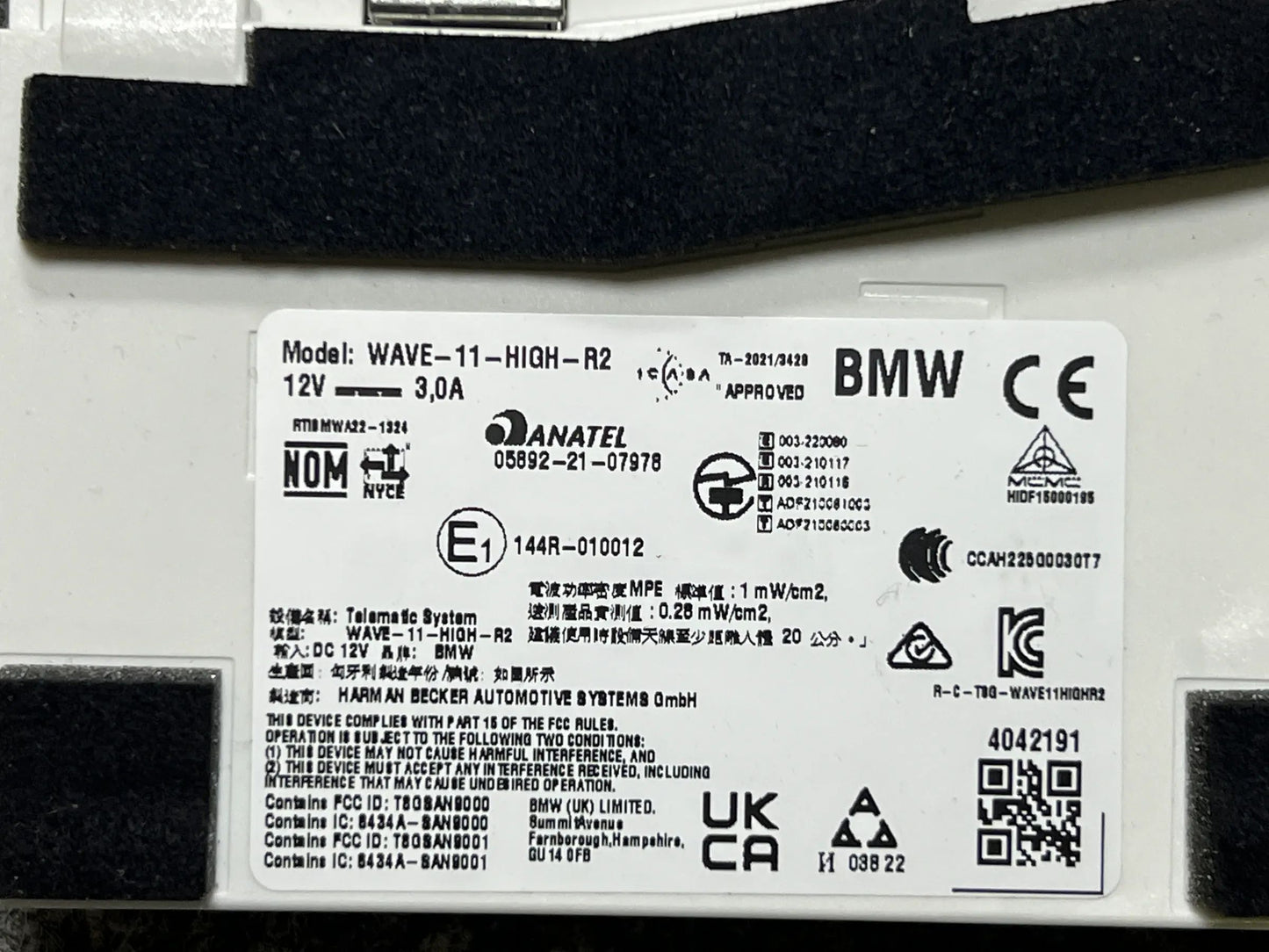 Original BMW I20 iX Steuergerät Control Unit 5A854D2 61355A854D2 NEU