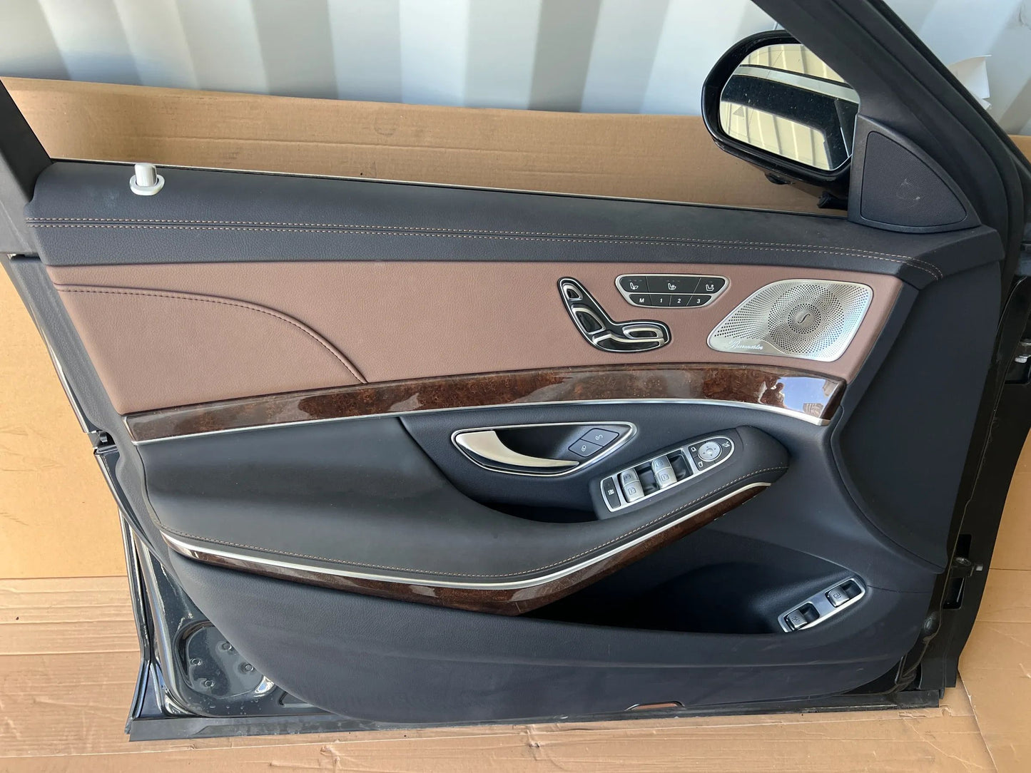 Original Mercedes-Benz S-KLASSE W222 TÜR VORNE LINKS 5998 BLAUANTHRAZIT NEU