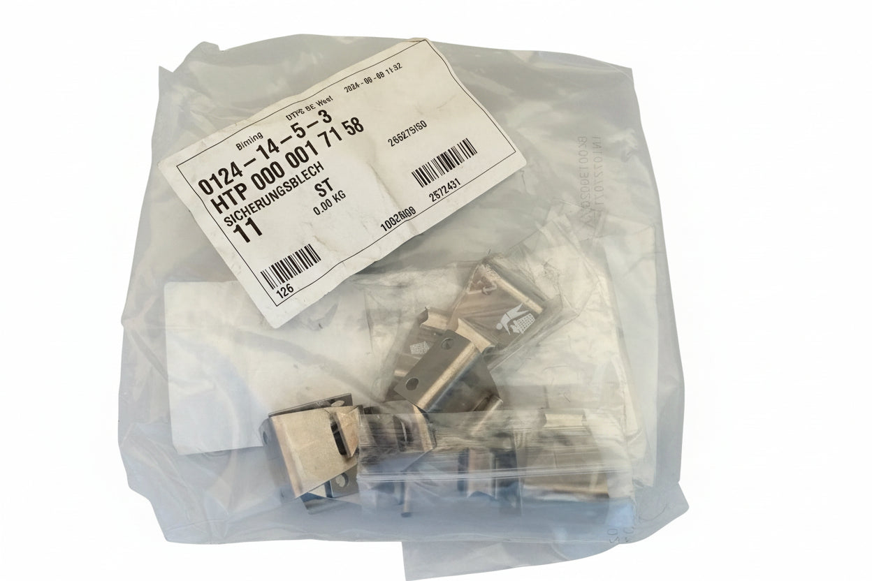 11 X Original Mercedes-Benz Sicherungsblech HTP0000017158 NEU