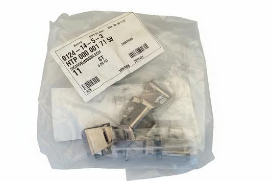 11 X Original Mercedes-Benz Sicherungsblech HTP0000017158 NEU