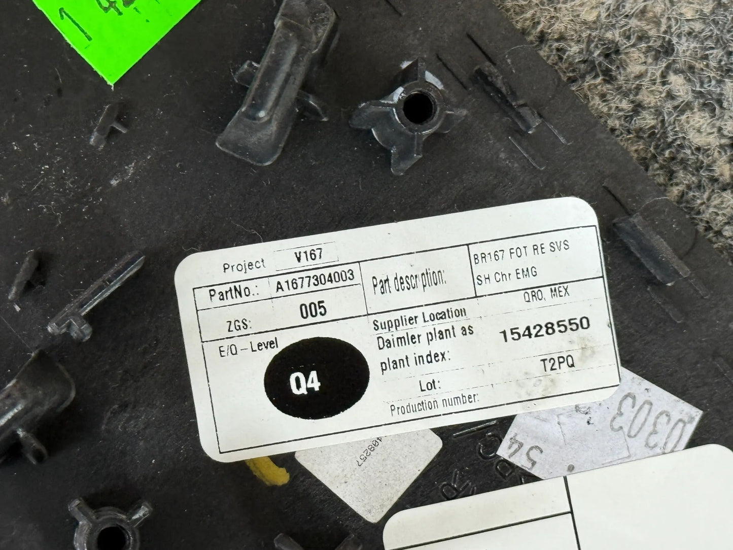 Mercedes Benz X167 GLS Zierleiste Türverkleidung CARBON RECHTS A1677304010 NEU