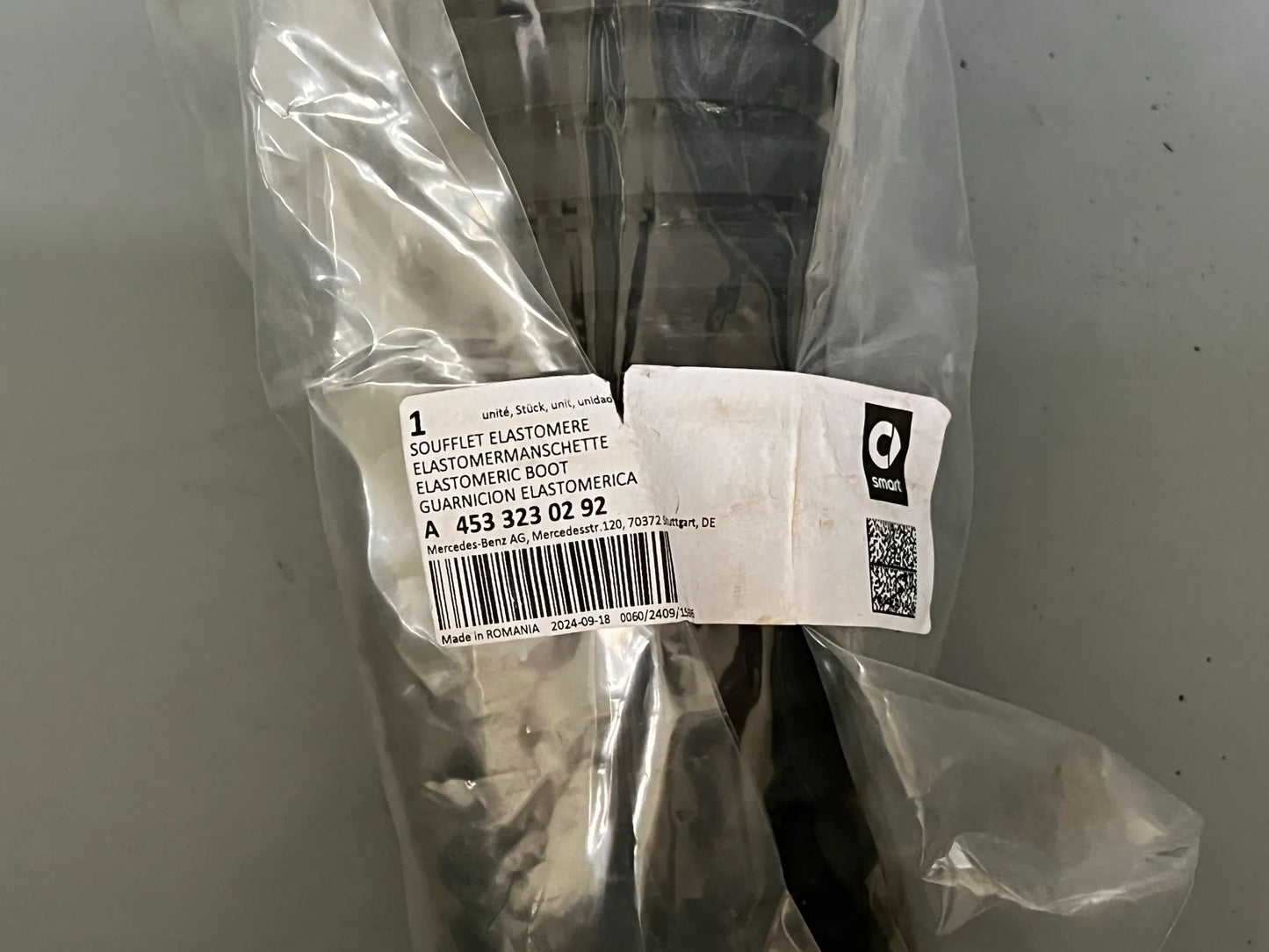 Original Smart W453 ELASTOMERMANSCHETTE A4533230292 NEU