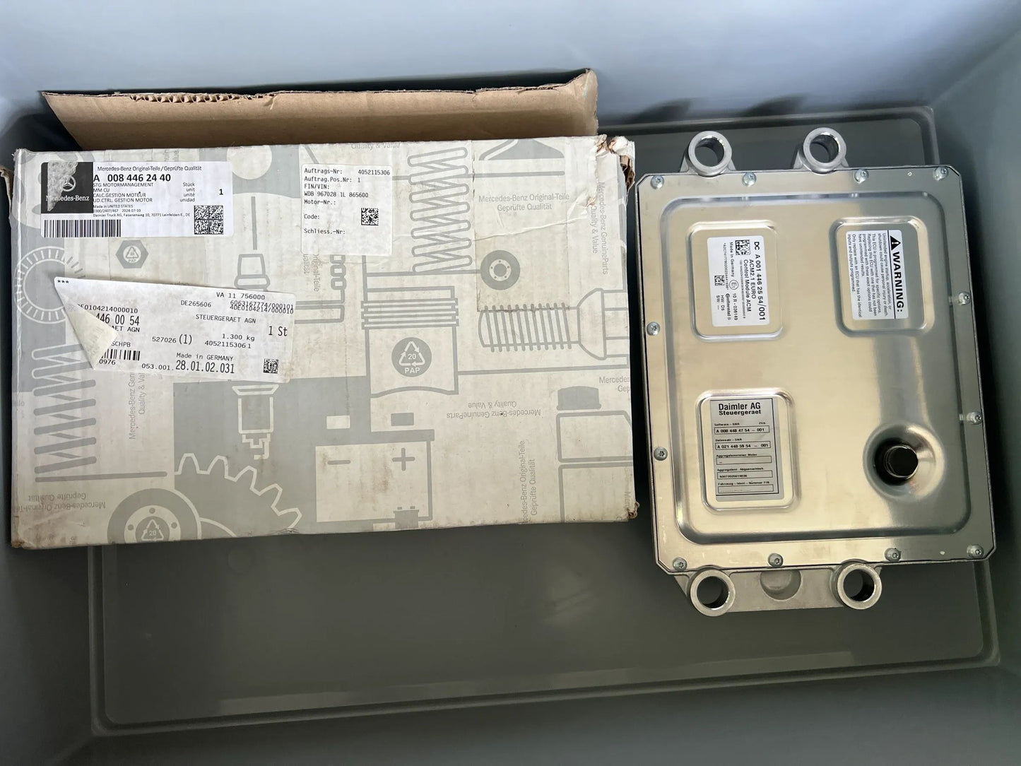 ORIGINAL Mercedes Benz Actros MP4 AGN Steuergerät A0014462554 A0084462440 NEU