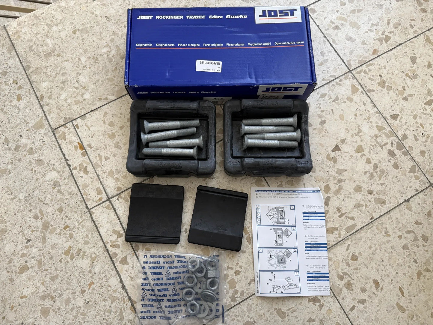 Original JOST Reparatursatz SATTELKUPPLUNG Lagerung - SK 2121-69 - SK212169 NEU