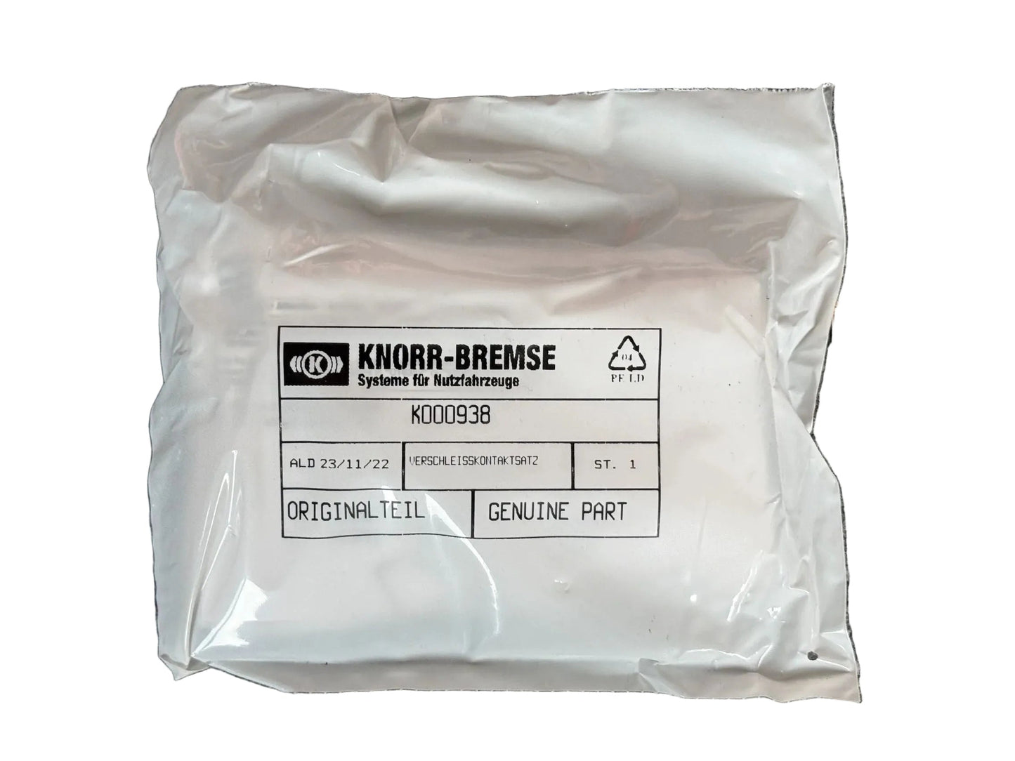 Original KNORR-BREMSE Verschleisskontaktsatz K000938 NEU