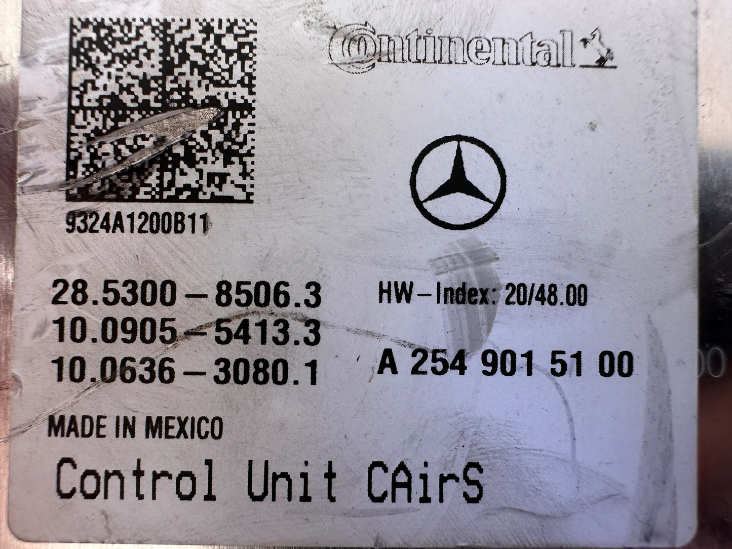 Original Mercedes-Benz GLC W254 Kompressor Air Suspension A2549015100 NEU