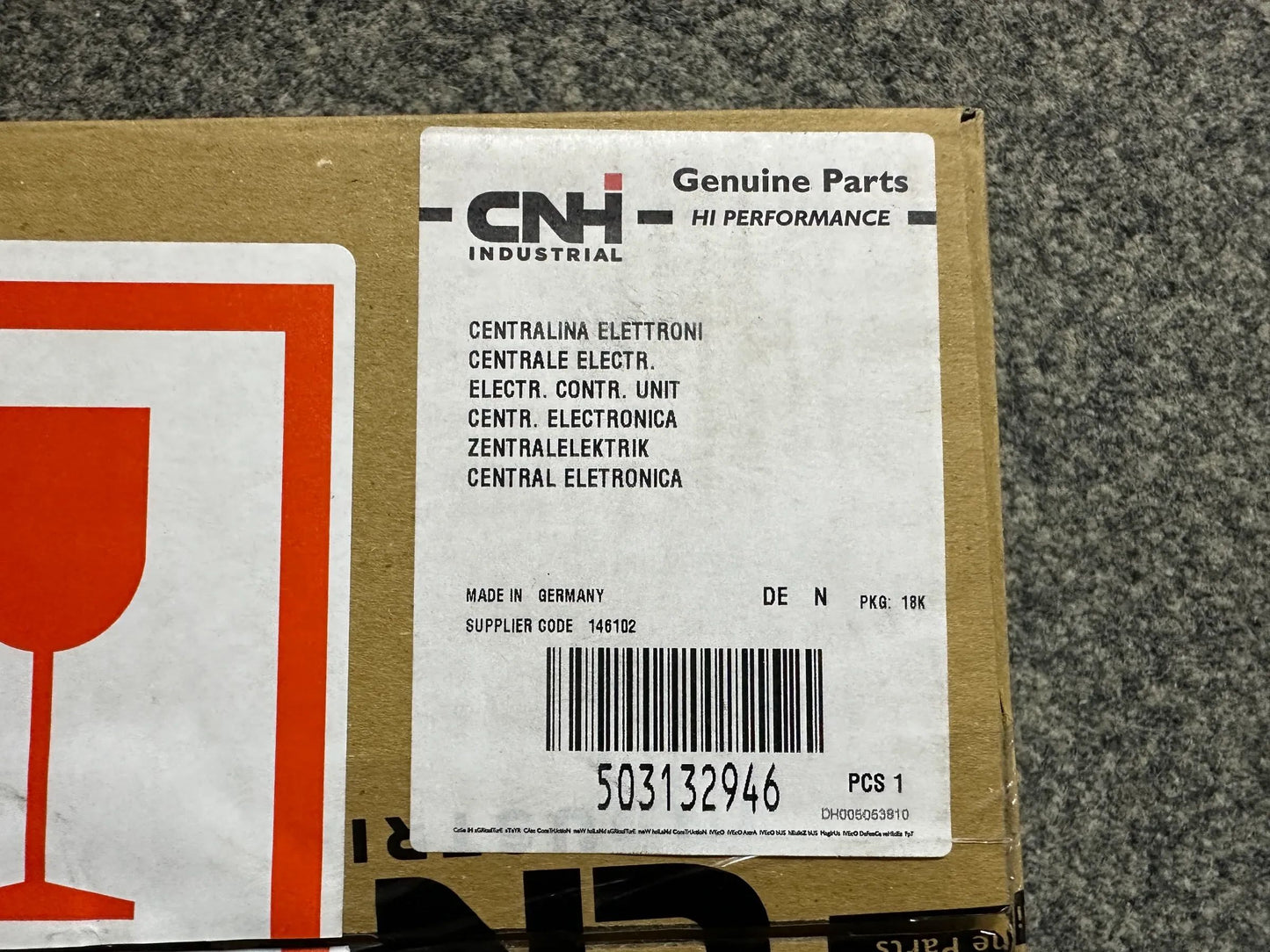 Original IVECO Steuergerät Electronic Control Unit 503132946 0000503132946 NEU