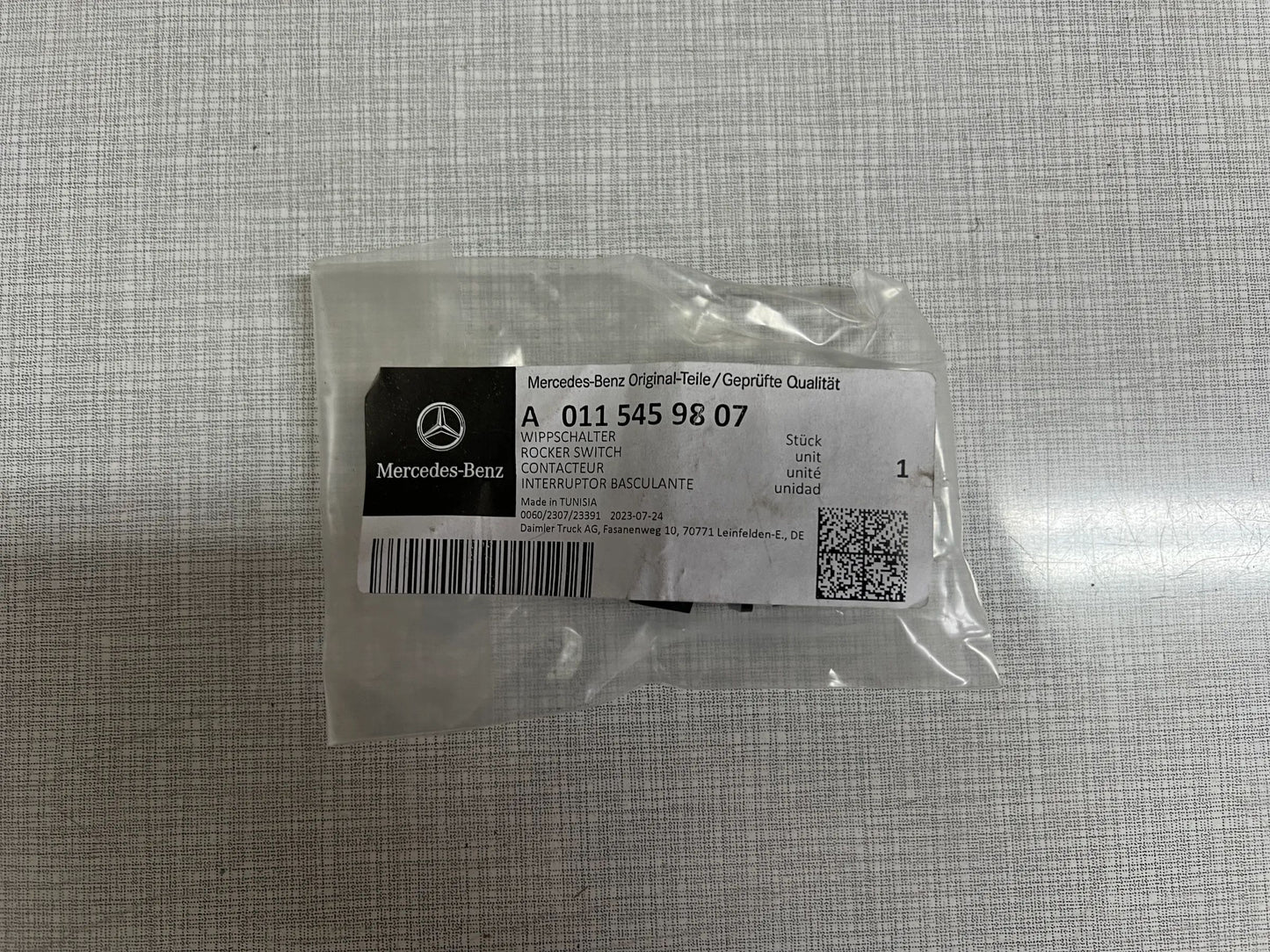 Original Mercedes-Benz Wippschalter A0115459807 NEU