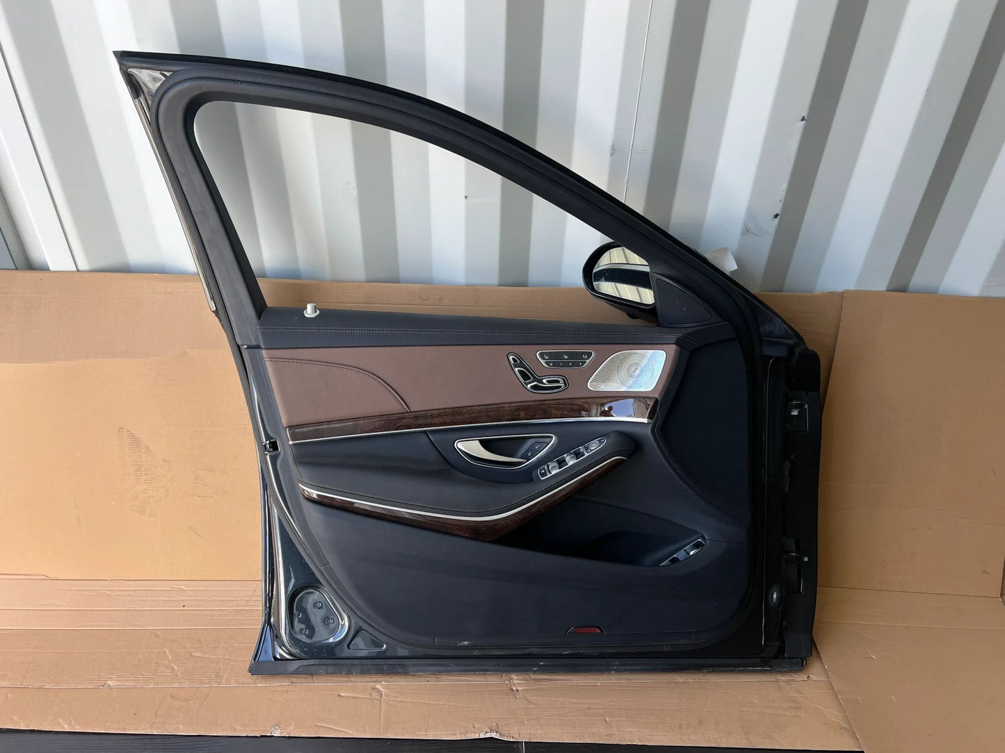 Original Mercedes-Benz S-KLASSE W222 TÜR VORNE LINKS 5998 BLAUANTHRAZIT NEU