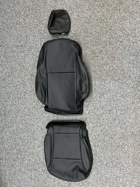 2 X Mercedes-Benz Vito W447 Sitzbezug Komplett Kunstleder Schwarz NEU