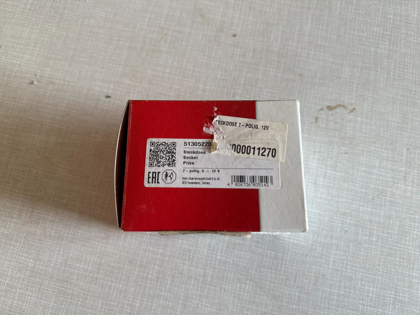 Original Herth+Buss Fahrzeugteile GmbH & Co. KG Anhängersteckdose 51305220 NEU