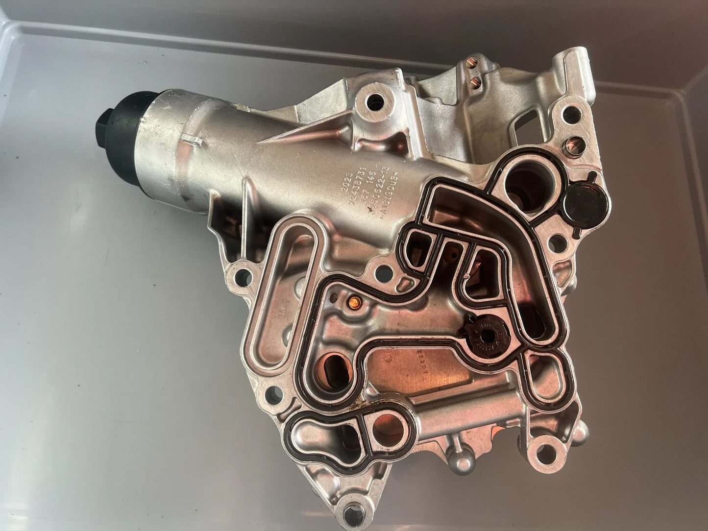Original Mercedes-Benz Ölkühler mit Ölfilter A6541800265 OF245-08 NEU