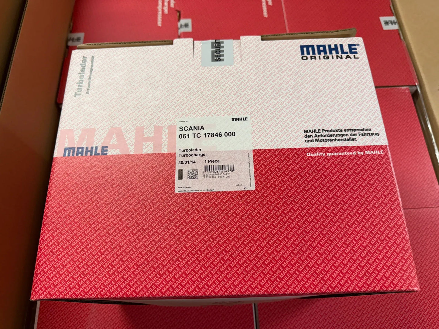 Original Mahle Scania Turbolader 061TC17846000 NEU