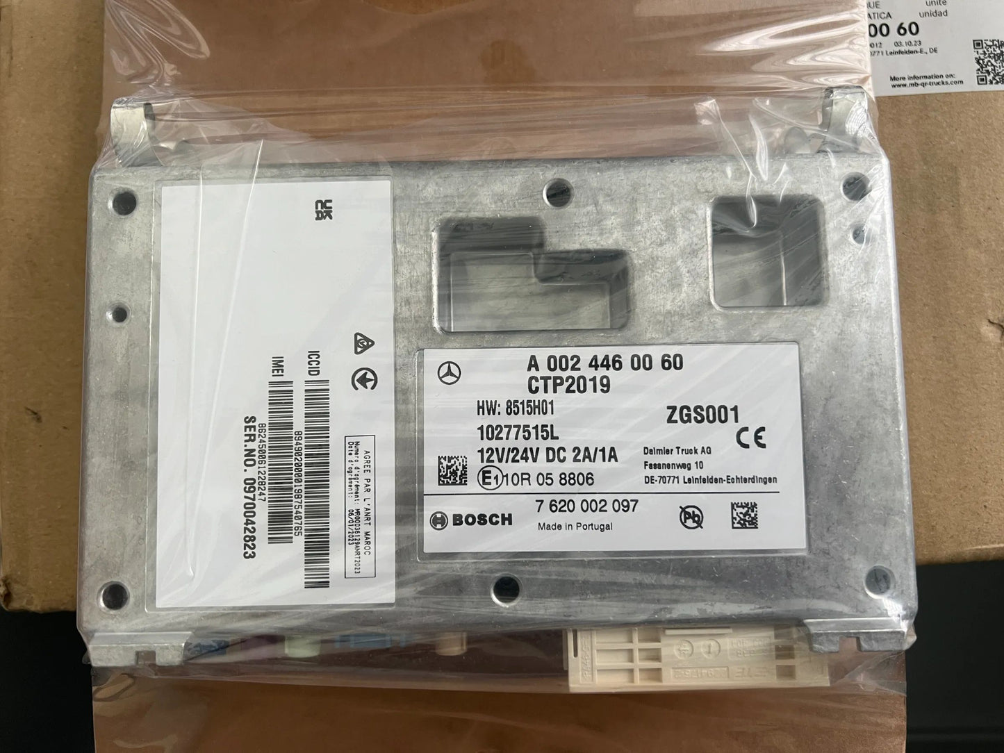 Original Mercedes-Benz Steuergerät SG Telematik A0024460060 NEU