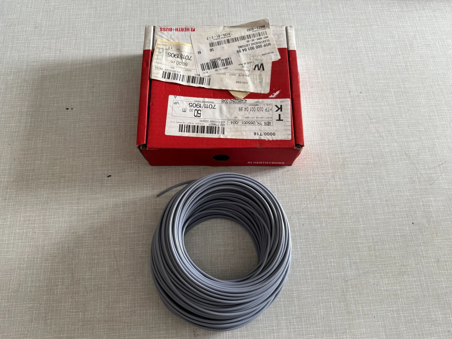 Original Herth+Buss Fahrzeugteile GmbH & Co. KG Elektrokabel 50m 51275108003 NEU