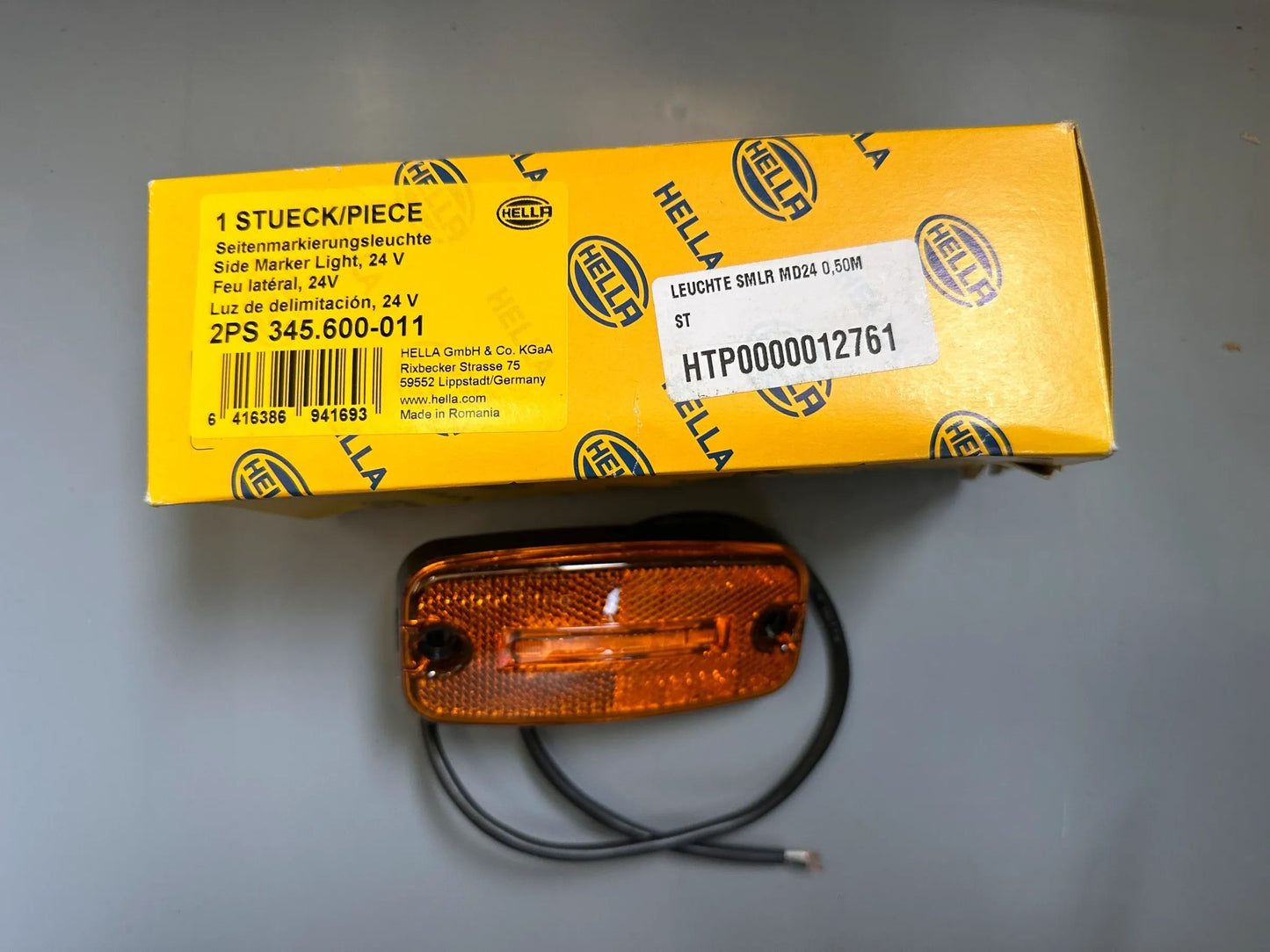 Original Hella Seitenmarkierungsleuchte 2PS 345 600-011 NEU