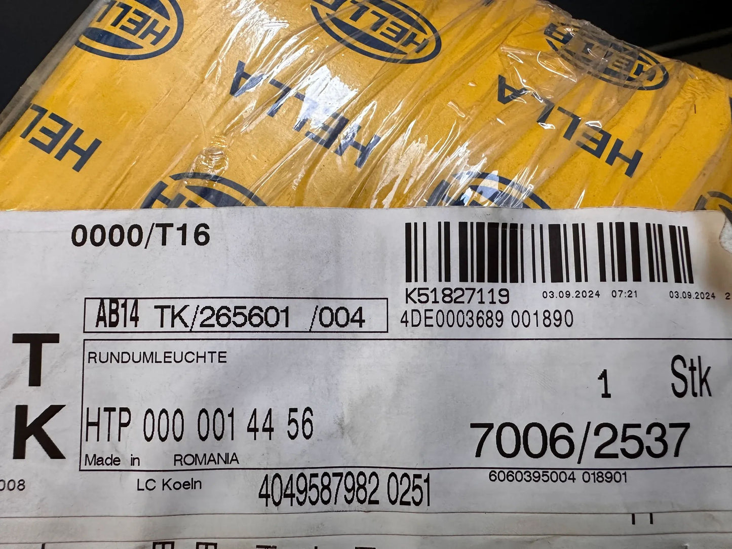 Original Hella Blitz-Kennleuchte 2RL 008 181-111 NEU