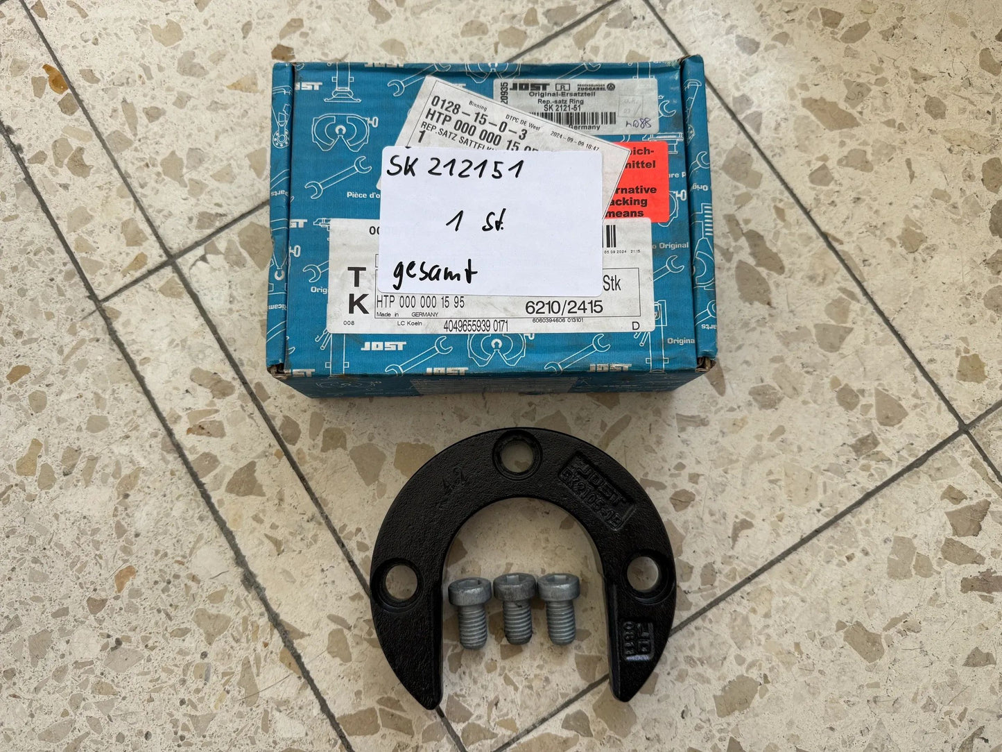 Original JOST Reparatursatz Ring Verschluss - SK 2121-51 - SK212151 NEU