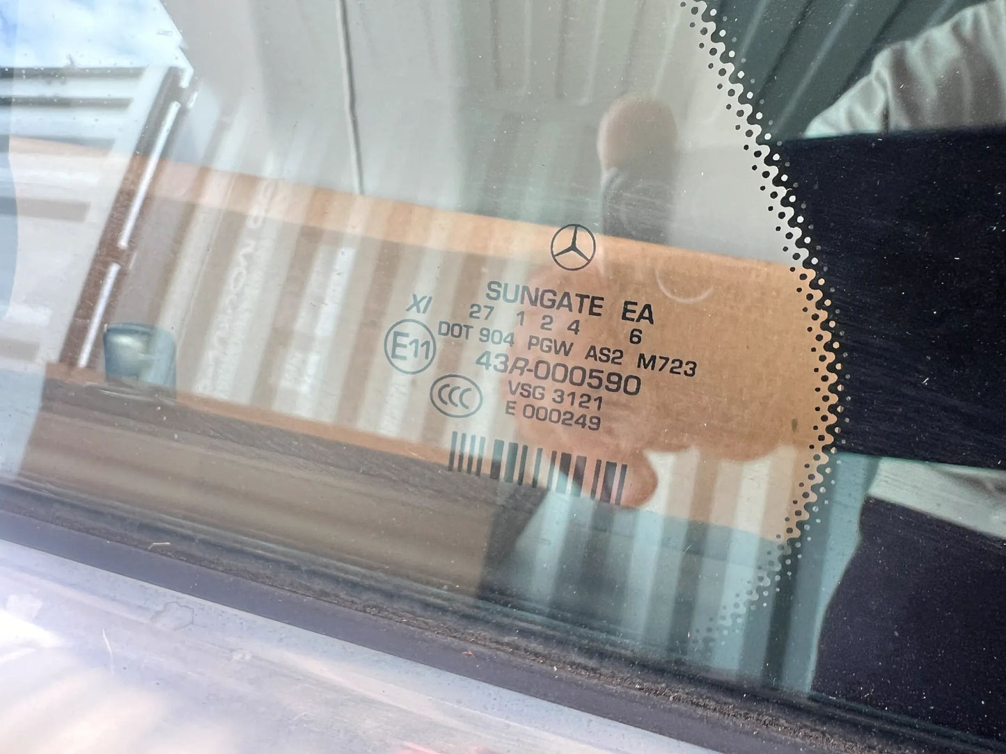 Original Mercedes-Benz S-KLASSE W222 TÜR HINTEN LINKS 9183 MAGNETITSCHWARZ NEU