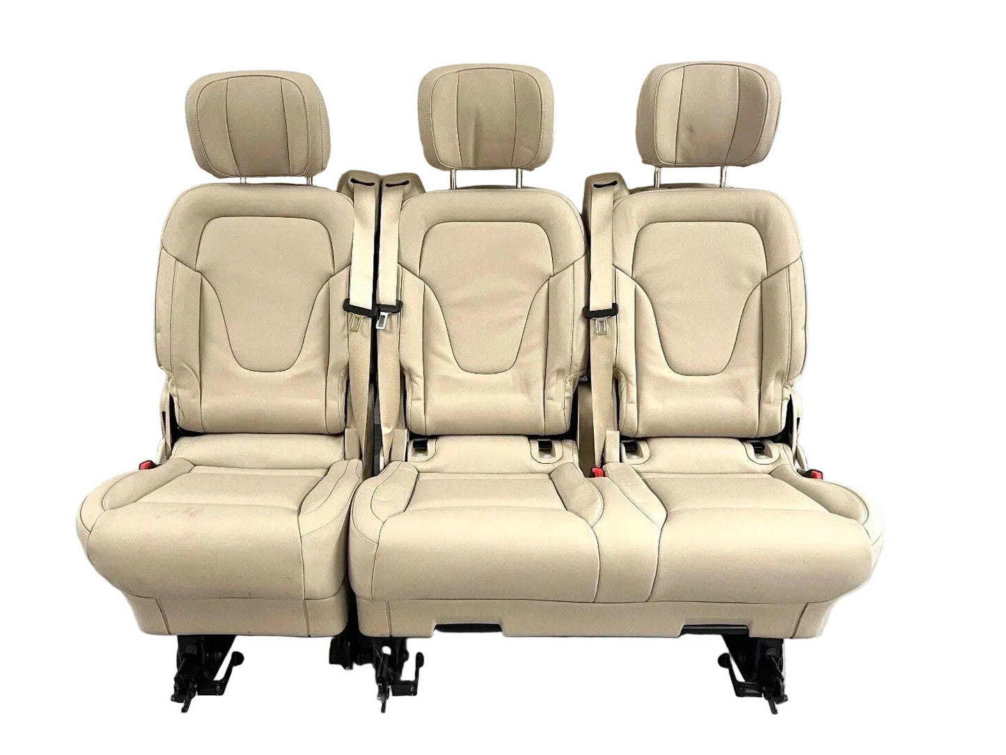 ORIGINAL Mercedes Benz W447/W448 V-Klasse/Vito 3er Sitzbank NAPPA-LEDER Beige