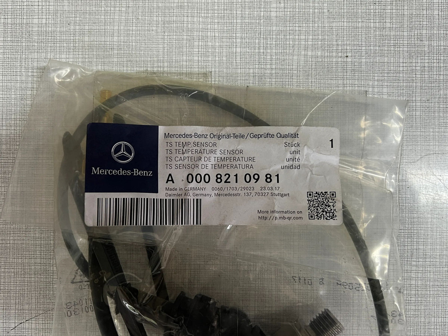Original Mercedes Benz Actros 4, Econic, Evobus,Temperatursensor A0008210981 NEU
