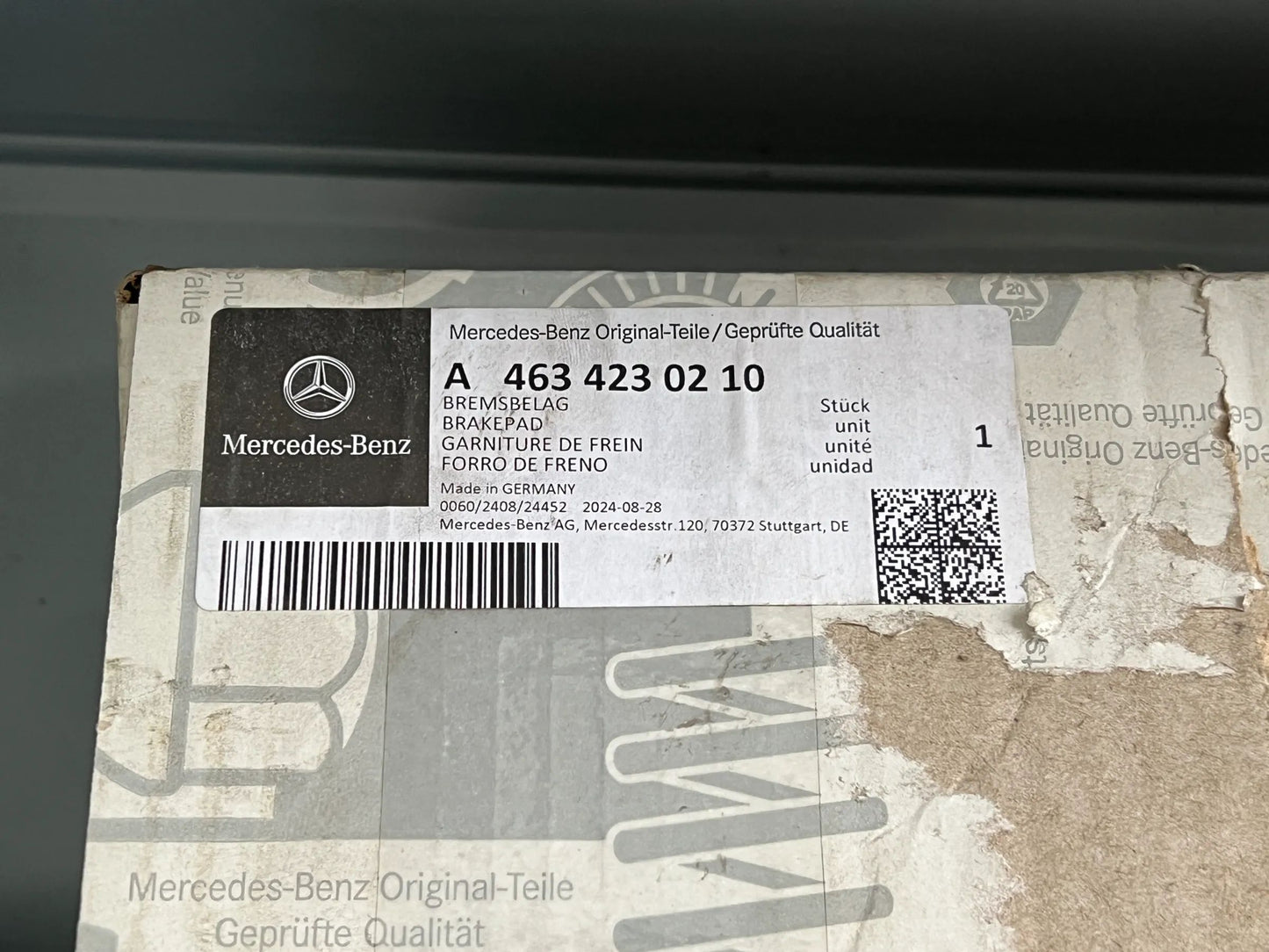 Original Mercedes-Benz Bremsbelag-Satz A4634230210 NEU