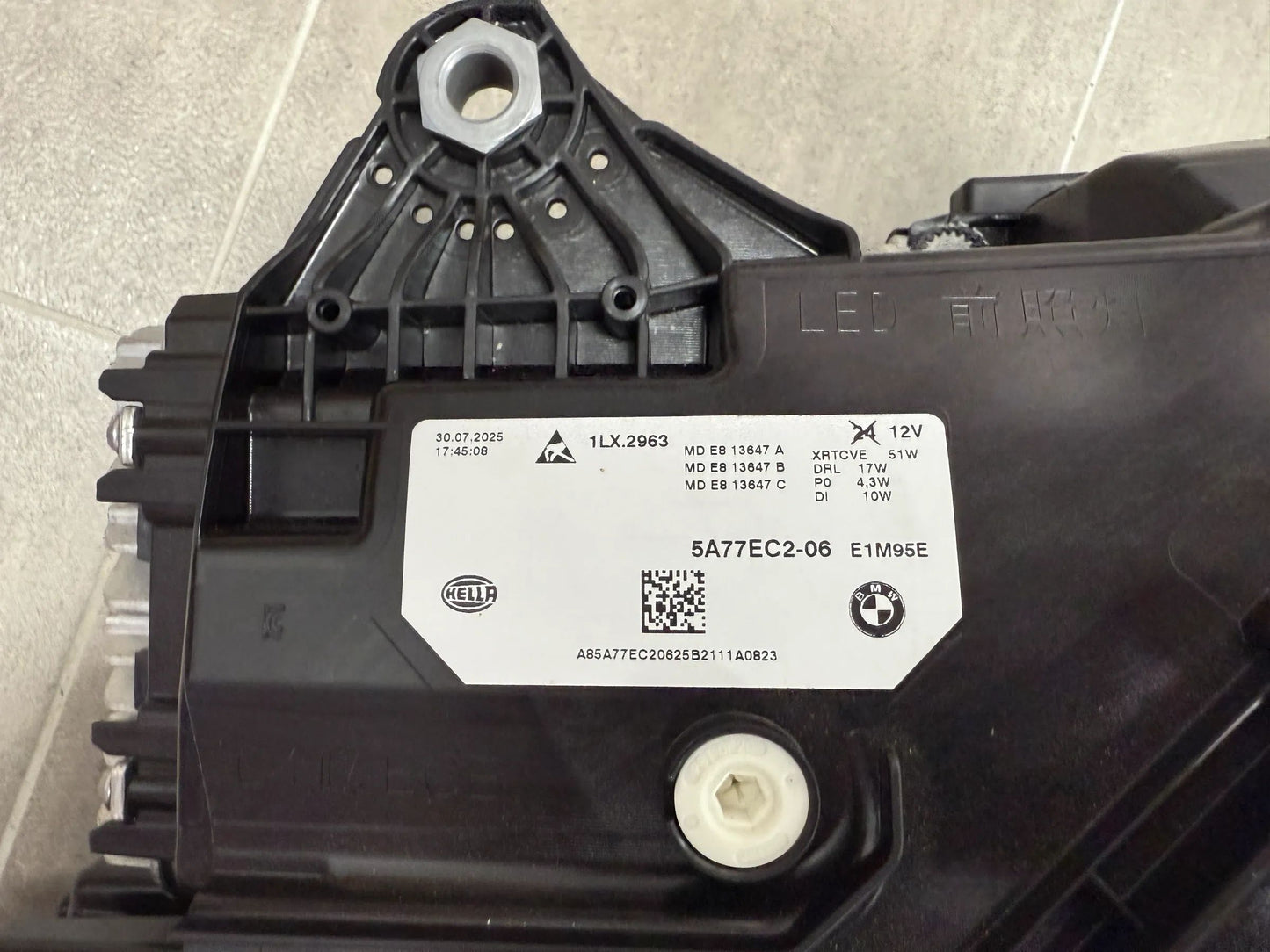 Original BMW X2 U10 LED-Scheinwerfer Rechts mit Steuergerät 5A77EC2 NEU