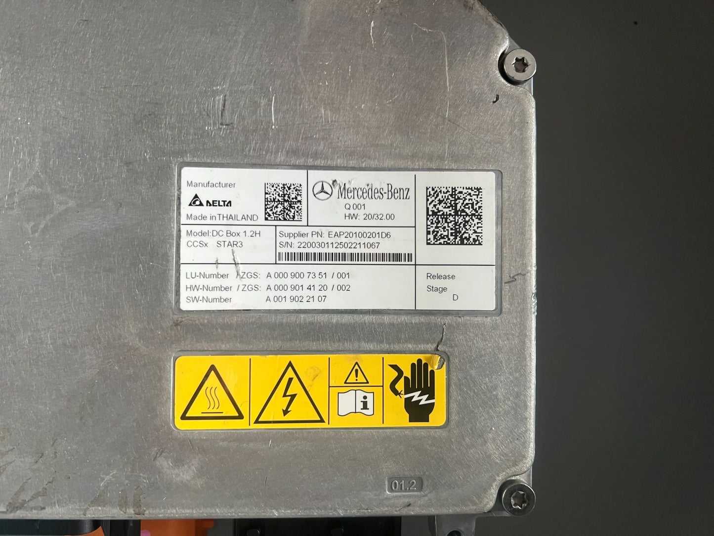 Original Mercedes-Benz Steuergerät Gleichstromladeverbindungseinheit A0009007351