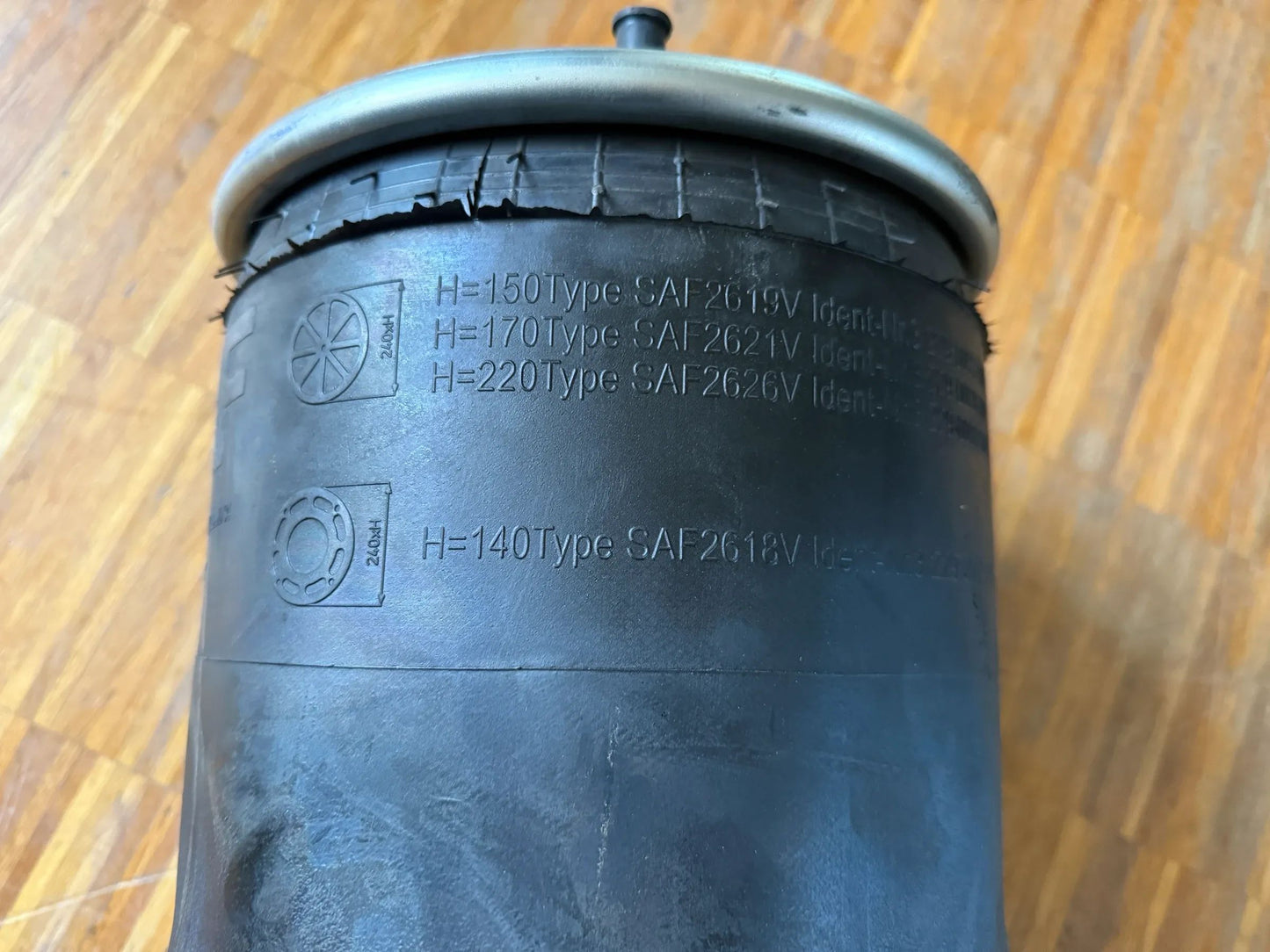 Original SAF-HOLLAND SE LUFTFEDERBALG SAF 2618V komplett 3229002900 NEU